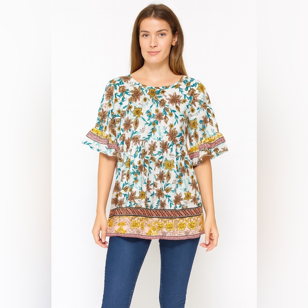 Flowy Floral Top - Picture 2 of 6